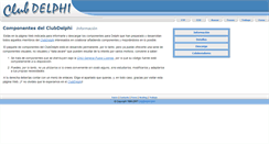 Desktop Screenshot of componentes.clubdelphi.com